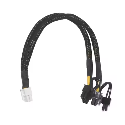 For Lenovo ST558 ST550 Server Cable 8P to Dual 6+2P GPU Graphics Card Power Supply Cable for 3090 A1