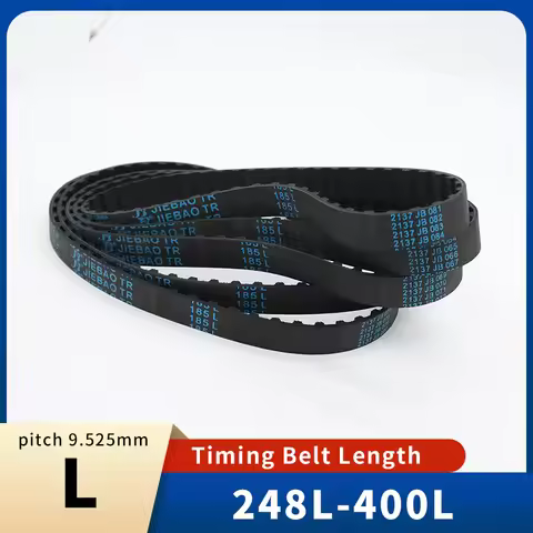 L Timing Belt 248L-400L L Belt Width 13mm 15mm 20mm 25mm 30mm 38mm L Rubber Belt CNC 3D Industrial M