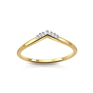 Jewellista แหวนทองแท้ 9K เพชรแท้ รุ่น Viviana