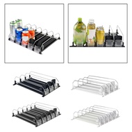 Fridge Drink Organizer with Automatic Bottle Propeller for Beverage Storage