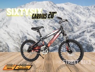 จักรยานเสือภูเขา Coyote Sixtysix รุ่น Gardius 20นิ้ว มีโช๊คหน้า ดิสเบรคหน้า-หลัง