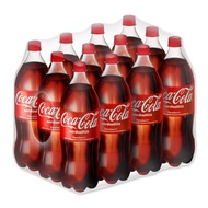 Coca Cola โค้ก น้ำอัดลม รสชาติออริจินัล สูตรน้ำตาลน้อยกว่า ขนาด 1.25 ลิตร แพ็ค 12 ขวด