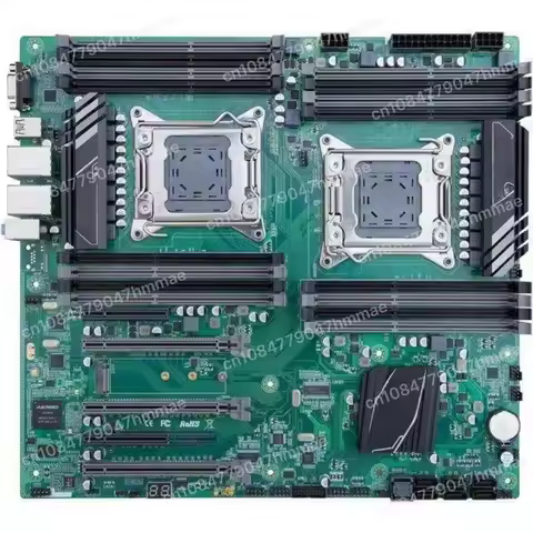 X79-16D Dual Server Motherboard, LGA2011 Socket, Studio Workstation for E5 2680V2 CPU