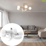 ROBEN Heads Bubble Fan Light, E27 Screw Seat Light Socket Fan DIY Light Source Fan Light, Silent Ope