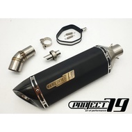 Project79 Exhaust Short Slip on Piping Muffler Stainless Steel Benelli LEONCINO 500 Project79 QPM06S