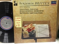 LP classical : Rostropovich - Britten Cello Symphony, London / Decca Dutch pressing 大提琴大師：羅斯卓波維奇，黑膠唱片 ros