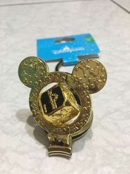 Disney 迪士尼樂園 米奇指甲剪鑰匙圈 指甲刀 金色