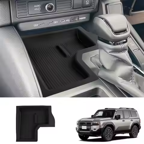 For Toyota LAND CRUISER LC250 Central Storage Box Silicone Storage Pad For The Center Console Car St