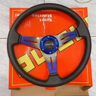 MOMO Titanium Steering Wheel 14"inch Stering Wheel Momo Stereng sport Steering Momo Kancil Stering W