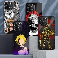 Seven Deadly Sins Meliodas Tempered Glass Phone Case For IPhone 15 14 13 12 11 Pro XS Max Plus Mini 