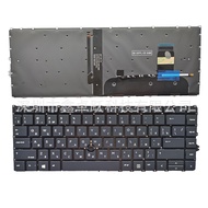 R RU Suitable for HP 840 G7 845 G7 840 G8 845 G8 Keyboard with Rod with Backlight
