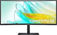 Samsung 34" ViewFinity S6 S65UC WQHD Monitor Black