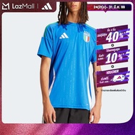 adidas ฟุตบอล เสื้อฟุตบอลชุดเหย้า Italy 24 ผู้ชาย สีน้ำเงิน IN0657