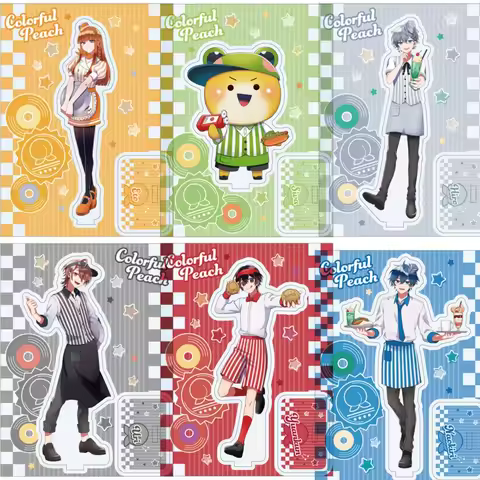 Loen Anime Peripheral Store Colorful Peach Japapa Noa Yuan-kun Tattsun Acrylic HD Characters Stand D