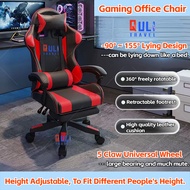 Esports Chair Gaming Chair Ergonomic Chair Computer Chair，With Footrest，-90°~155° Lying Design- 3 Ye