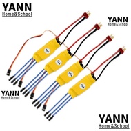 YANN Brushless ESC, Banana Head HW30A 40A Electronic Speed Controller,  BEC Function T Plug Easy Use