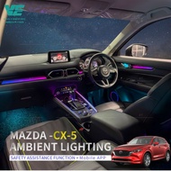 TCS MAZDA CX5 CX8 2017-2025 VE AMBIENT LIGHT OEM PNP VOICE CONTROL ACCESSORIES LED