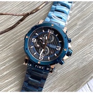 BALMER | 7987G BRG-5 Chronograph Men's Watch with Sapphire Glass Blue Stainless Steel Bracelet Offic