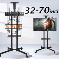 TV Cart Mobile Stand Trolley 32-65 inch Screen LED LCD monitor Mount ads