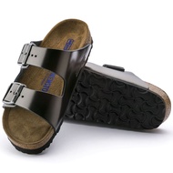 Birkenstock Arizona Metallic Anthracite (Soft Footbed)
