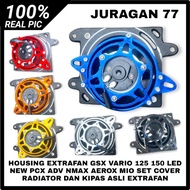 Housing EXTRAFAN GSX VARIO 125 150 LED NEW NMAX SET COVER RADIATOR AND FAN ORIGINAL EXTRAFAN MODEL N