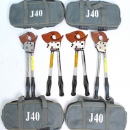 คีมตัดสายเคเบิลด้วยมือJ40ที่ตัดสายเคเบิลรางตัดสูงสุด300มม.