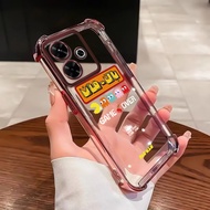 Casing hp For Xiaomi Redmi 13 4G 13 5G 13X poco M6 4G M6 Plus 5G Case Character game pixels Odorless