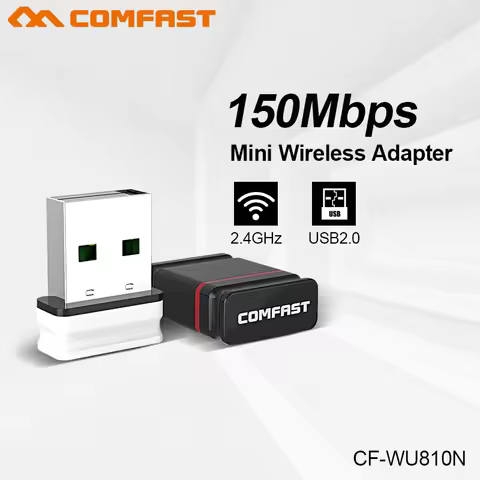 COMFAST 150Mbps MINI Wireless USB WiFi Adapter 2dBi Antenna Dongle 2.4GHz Network LAN Card 802.11b/g