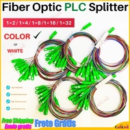 Fiber Optics Plc Splitter 1x2 1x4 1x8 1x16 1x32 Plc Sc/apc Fiber Optic Single Mode 0.9mm G657a1 Lszh