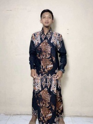 Aayang krisna SETELAN KOKO SARUNG BATIK BAHAN KATUN SOLO LAPIS FURING PALING LARIS