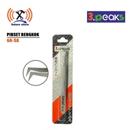 3peaks 6A-SA Tweezers Bent Clip L Magnetic
