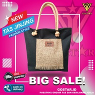 JUAL TAS JINJING TALI SUMBU / HAND BAG KANVAS /TAS WANITA TAS SLEMPANG WANITA TERBARU 2022 TAS JINJI