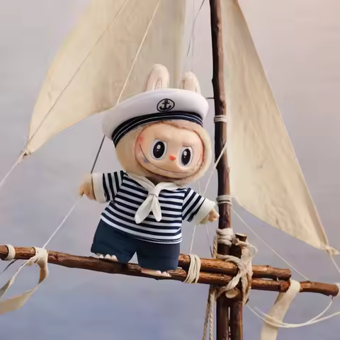 New Genuine Popmart Flying Labubu Series Hanging Card Peripheral Surprise Blind Box Collection Ornam