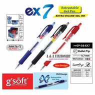 GSoft EX5 / EX7 Retractable Gel Ink Pen (0.5mm / 0.7mm)  1 piece