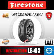 Firestone 215/65R16 DESTINATION LE02 ยางใหม่ ผลิตปี2023 ราคาต่อ1เส้น สินค้ามีรับประกันจากโรงงาน แถมจุ๊บลมยางต่อเส้น ยาง ขอบ16 215/65R16 LE02 จำนวน 1 เส้น