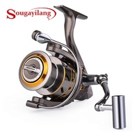 Sougayilang 1000-6000 Model Spinnning Fishing Reel 13BB Metal Spool and Metal Handle Right/Left Hand Interchangeable Fishing Reel Pancing