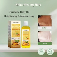 Oceaura Turmeric Body Oil 100ml Brightening & Moisturizing Body Oil Body Massage Oil