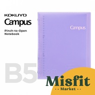 KOKUYO Campus Pinch-to-Open Loose Leaf Notebook B5 Binder Notebook