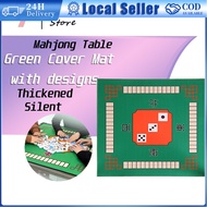 mahjong mat table cloth cover Durable Thickening anti slip Embroidery mahjong carpet 80CM-120CM 麻將 桌布 水晶绒