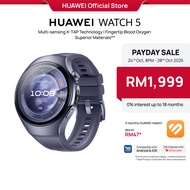 HUAWEI WATCH 5 Smartwatch | Multi-sensing X-TAP Technology | Fingertip Blood Oxygen | Intuitive Smar