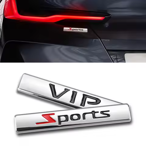 1Pcs For Hyundai Genesis N-LINE I10 I20 I30 I40 IX20 IX35 Kona Getz 3D Metal Sport VIP Emblem Badge 