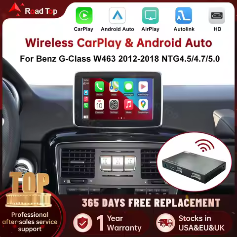 RoadTop Wireless CarPlay for Mercedes Benz G-Class W463 2012-2018 G63 G65 AMG G500 G 63 with Android