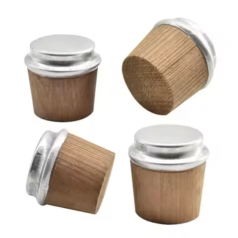 2PCS New Sealed Wood Thermo Bottle Stopper Replace Thermo Pot Lid Cork Plug Kettle Accessories Durab