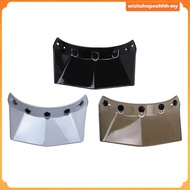 [WishshopeehhhMY] Retro 5-Snap Bubble Visor Peak for Motorcycle Helmet Accessories Durable