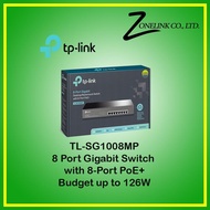 8-Port Gigabit Desktop/Rackmount Switch with 8-Port PoE+ TL-SG1008MP