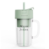 YQ26 Luo Ya Mason Cup JuicerUSBCharging10Blade Cutter Head Electric Ice Crushing Blender Portable Home Milk Shake Machin