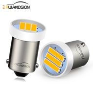 2pcs Ruiandsion High Bright BA9S T4W LED Bulb 6V 24V White Warm White Car Trucks Side Light Bulb Int