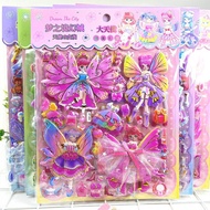 Mainan Sticker Bongkar Pasang Dress-up Stiker BP Princess Lace Timbul 3D Peri Fairy