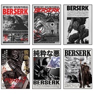 Berserk Manga Wall Art Poster Berserk Canvas Art Prints Berserk Wall Decor Pictures Berserk Canvas P