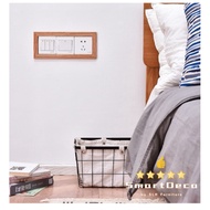 [DIY HOME DECOR] Wooden switches border Switches Frame Kayu ON/OFF Bingkai Kayu